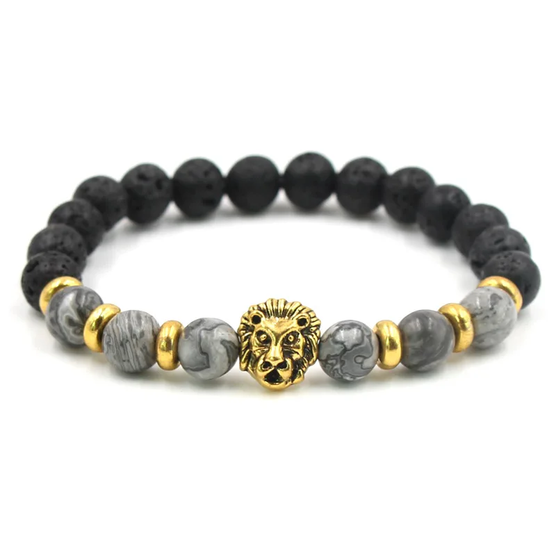 Natural Stone Beads Bracelets Bileklik Quality Tiger Head Round Beads Elasticity Chakra Bracelet Men And Women Unisex Jewelry
Natural Stone Beads Bracelets Bileklik Quality Tiger Head Round Beads Elasticity Chakra Bracelet Men And Women Unisex Jewelry