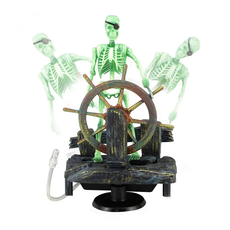 Aquarium Skull Decorations Small Pirate Captain Skeleton Ornaments Fish Tanks Landscape Accessories with Air Hose
Aquarium Skull Decorations Small Pirate Captain Skeleton Ornaments Fish Tanks Landscape Accessories with Air Hose