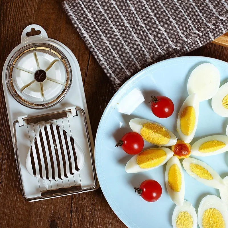 1 Pcs 2in1 Cut Multifunction Egg Slicer Stainless Steel Egg Cutter Mold Flower Edges Gadgets Kitchen Cooking Tools
1 Pcs 2in1 Cut Multifunction Egg Slicer Stainless Steel Egg Cutter Mold Flower Edges Gadgets Kitchen Cooking Tools