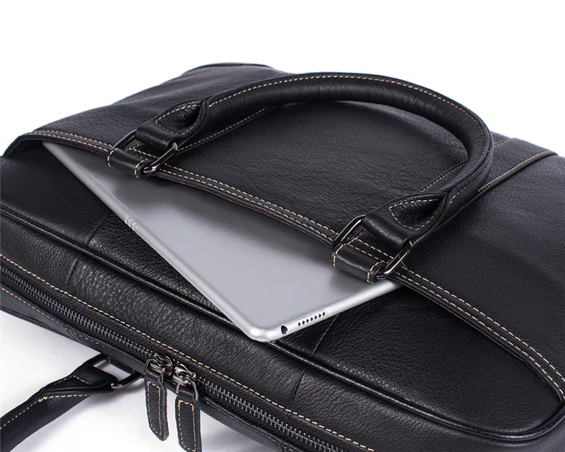 Nesitu High Quality A4 Black Genuine Leather Office Men Briefcase Portfolio Real Skin Business Shoulder Messenger Bags M9879-2
Nesitu High Quality A4 Black Genuine Leather Office Men Briefcase Portfolio Real Skin Business Shoulder Messenger Bags M9879-2