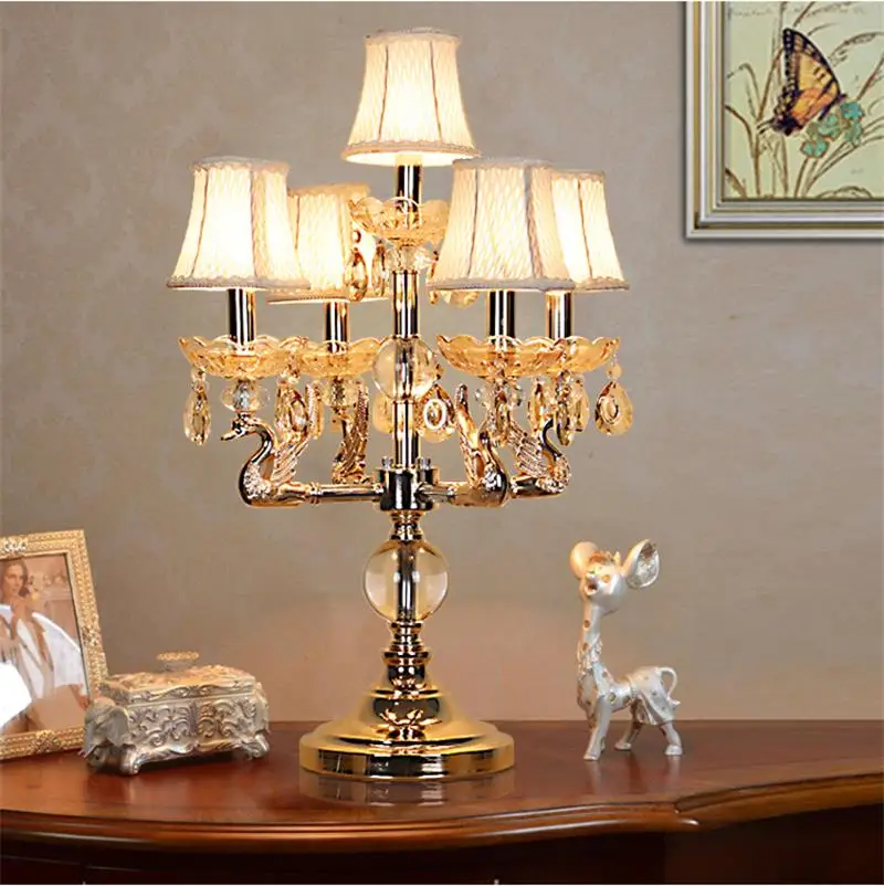 European Light Luxury Living Room Crystal Table Lamp Warm Bedroom Bedside Creative Study Villa Atmospheric Model Room Desk Lamp
European Light Luxury Living Room Crystal Table Lamp Warm Bedroom Bedside Creative Study Villa Atmospheric Model Room Desk Lamp