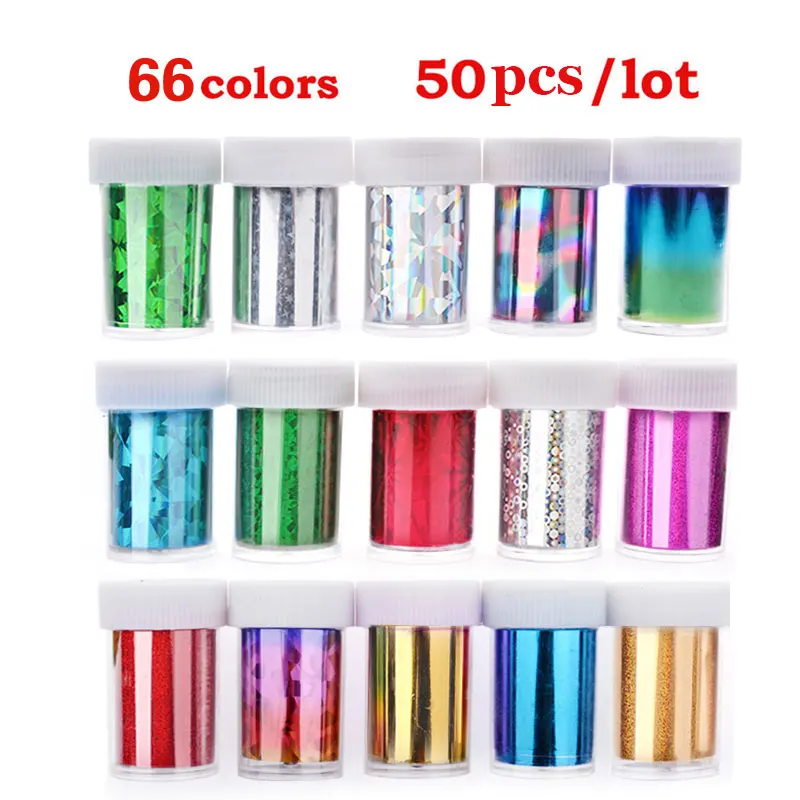 66Designs (50pcs) Nail Transfer Foil Stickers Paper Shiny Star Style Nail Wraps Decals,Nail Beauty Decoration Accessories Tool
66Designs (50pcs) Nail Transfer Foil Stickers Paper Shiny Star Style Nail Wraps Decals,Nail Beauty Decoration Accessories Tool