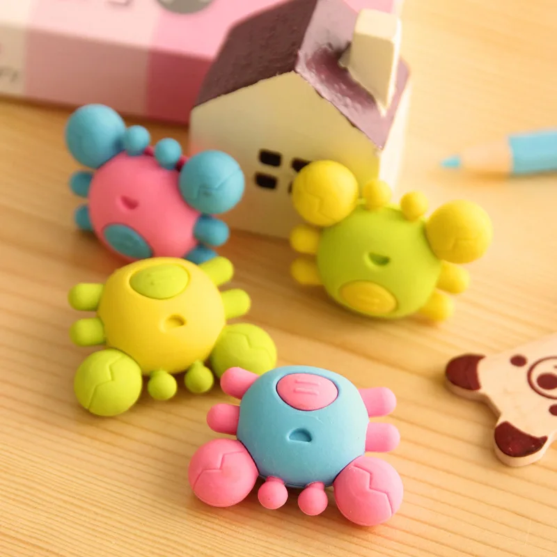 1pc cute animal cartoon crab rubber eraser diy kawaii pencil eraser for kid's promotion gift stationery wholesale
1pc cute animal cartoon crab rubber eraser diy kawaii pencil eraser for kid's promotion gift stationery wholesale