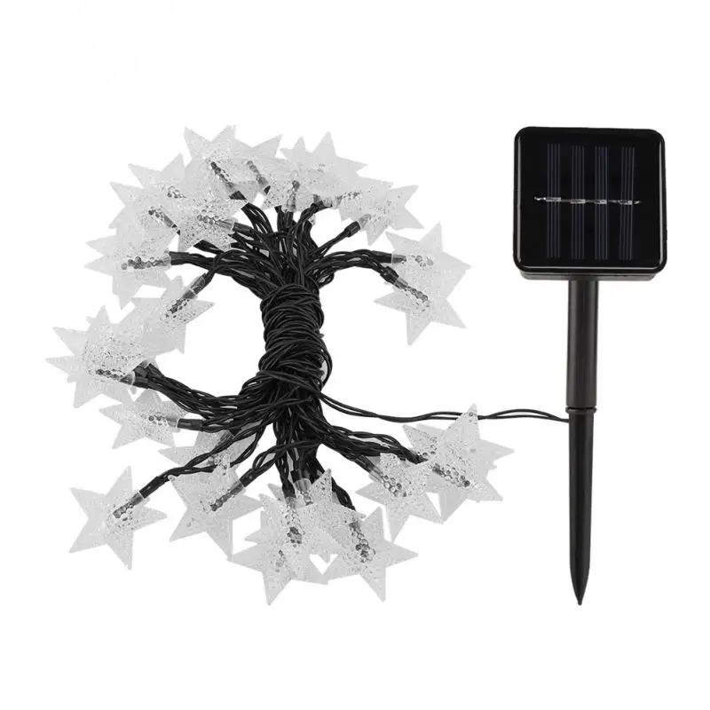 30LED Solar Powered Low Power Consumption Pentagram Lamp String Christmas Indoor Decorating String Light
30LED Solar Powered Low Power Consumption Pentagram Lamp String Christmas Indoor Decorating String Light