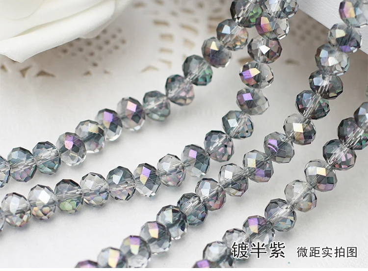 5040 AAA Plated half purple Color Loose Crystal Glass Rondelle beads.2mm 3mm 4mm,6mm,8mm 10mm,12mm Free Shipping!
5040 AAA Plated half purple Color Loose Crystal Glass Rondelle beads.2mm 3mm 4mm,6mm,8mm 10mm,12mm Free Shipping!
