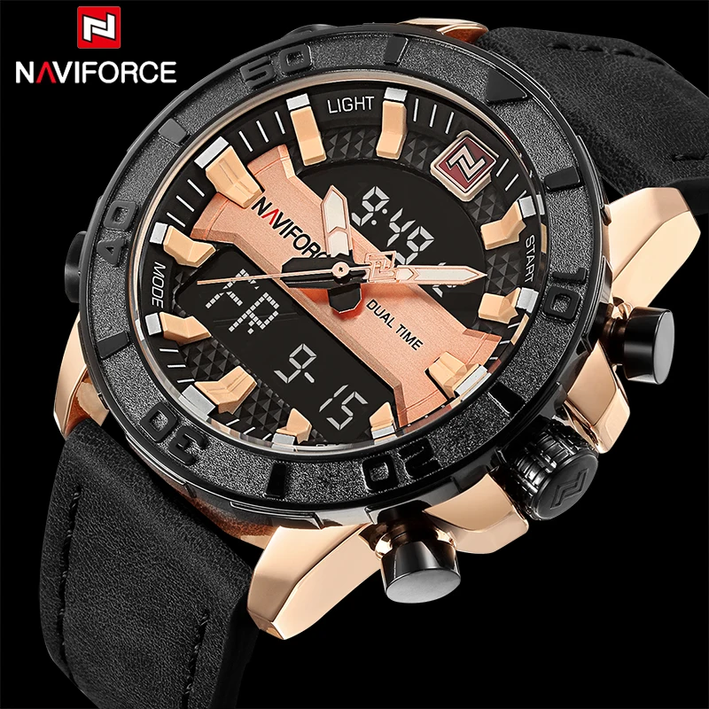 Мужские часы NAVIFORCE, Брендовые мужские модные спортивные часы, мужские кварцевые аналоговые светодиодные часы, мужские кожаные военные водо...
Мужские часы NAVIFORCE, Брендовые мужские модные спортивные часы, мужские кварцевые аналоговые светодиодные часы, мужские кожаные военные водо...