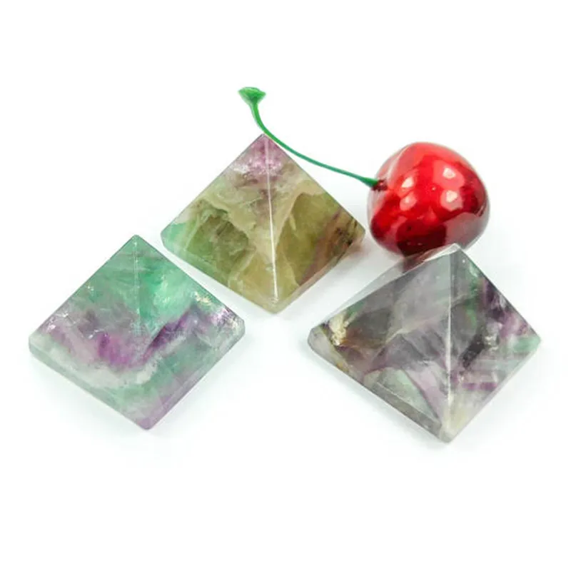 1 pcs healing stone 100% Natural rainbow crystal fluorite Crystal reiki healing gemstone fluorite crystal pyramid wholesale
1 pcs healing stone 100% Natural rainbow crystal fluorite Crystal reiki healing gemstone fluorite crystal pyramid wholesale