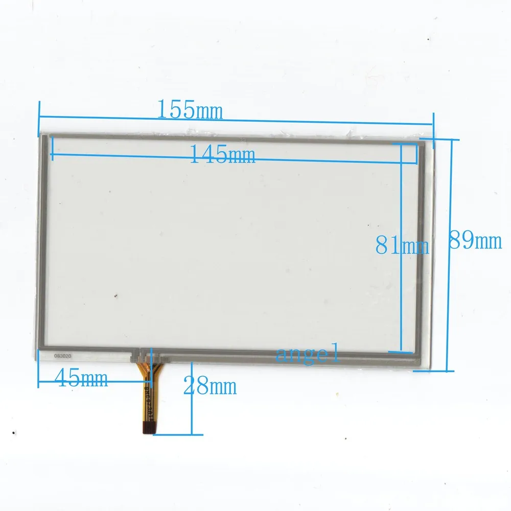 6.3-inch resistive touch screen Touch Car GPS touch peripheral 155 * 89 learning players Touch
6.3-inch resistive touch screen Touch Car GPS touch peripheral 155 * 89 learning players Touch