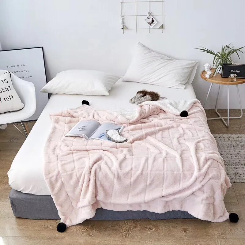 Ball Rabbit Rabbit Blanket Winter Double Thick Warm Blanket Coral Fleece Blanket Office Air Conditioning Nap Blanket
Ball Rabbit Rabbit Blanket Winter Double Thick Warm Blanket Coral Fleece Blanket Office Air Conditioning Nap Blanket