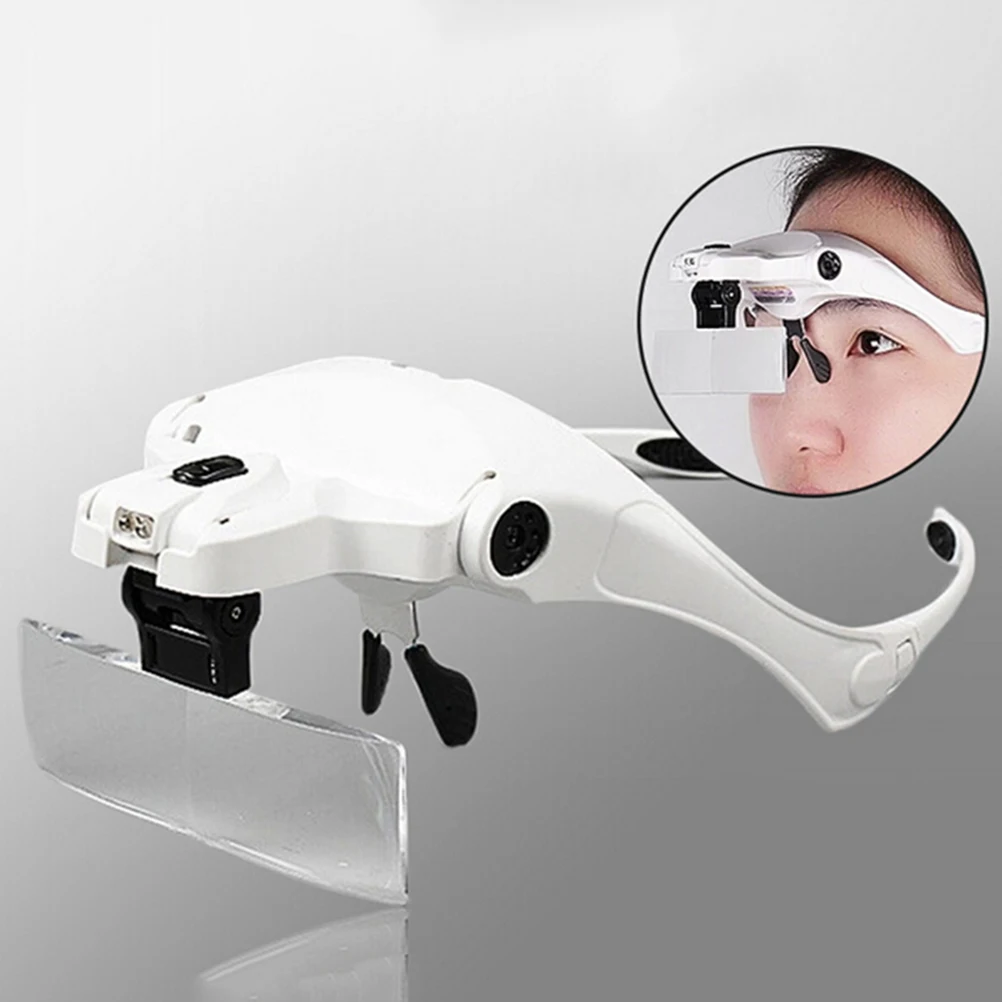 Headband Eye Magnification Goggles Magnifying Glasses With LED Light For Beauty Tattoo Graft Eyelash
Headband Eye Magnification Goggles Magnifying Glasses With LED Light For Beauty Tattoo Graft Eyelash