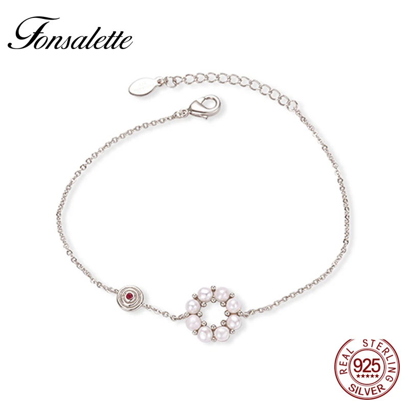 Vintage S925 Fteshwater Cultured Pearl Bracelet Ruby Gem Round Sunflower Chain Link Bracelets For Women Jewelry ZK40
Vintage S925 Fteshwater Cultured Pearl Bracelet Ruby Gem Round Sunflower Chain Link Bracelets For Women Jewelry ZK40