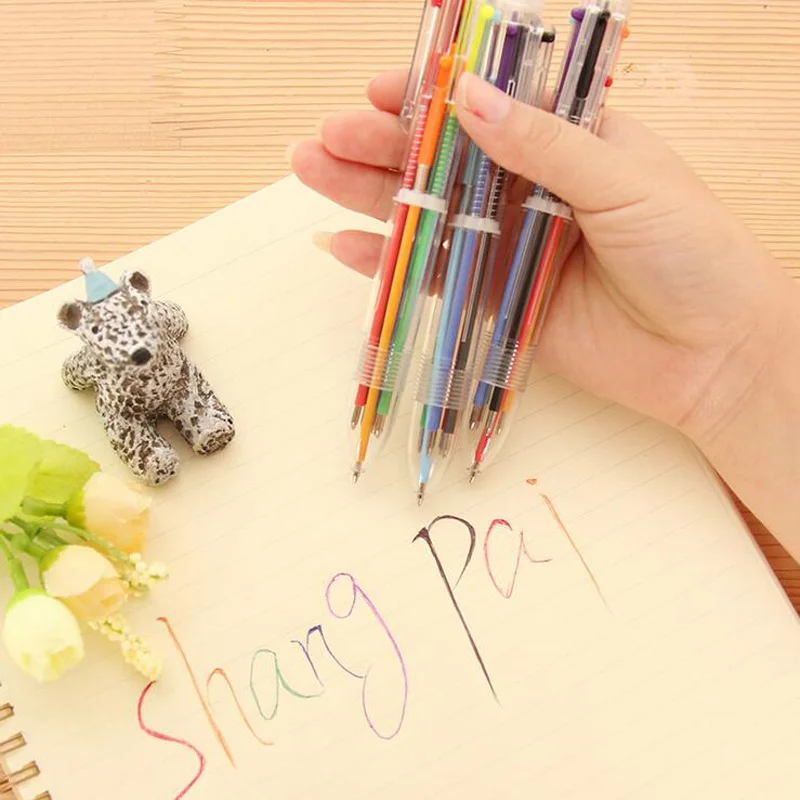 1X 6 Color Simple Multicolor Ballpoint Pen School Office Supply Writing Signing Kids Student Stationery Ball Pen
1X 6 Color Simple Multicolor Ballpoint Pen School Office Supply Writing Signing Kids Student Stationery Ball Pen