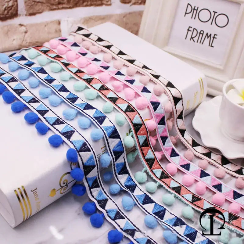 10yards DIY accessories tassel Small hair ball cotton bohemian tassel trimming fringes for sewing clothes Curtains decoration
10yards DIY accessories tassel Small hair ball cotton bohemian tassel trimming fringes for sewing clothes Curtains decoration
