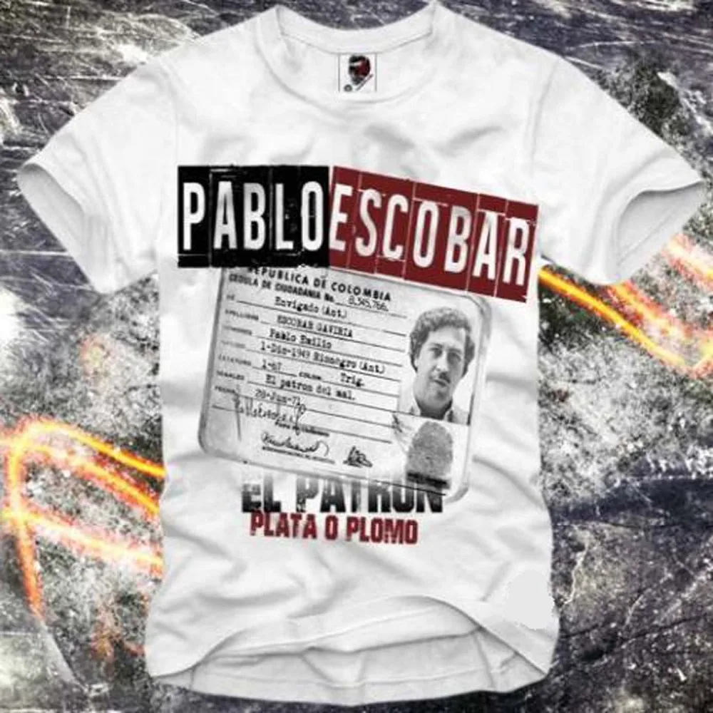 Футболка Pablo Escobar Medellin Kokain Scarfacedon cococoin новинка 2019 модные мужские брендовые рубашки