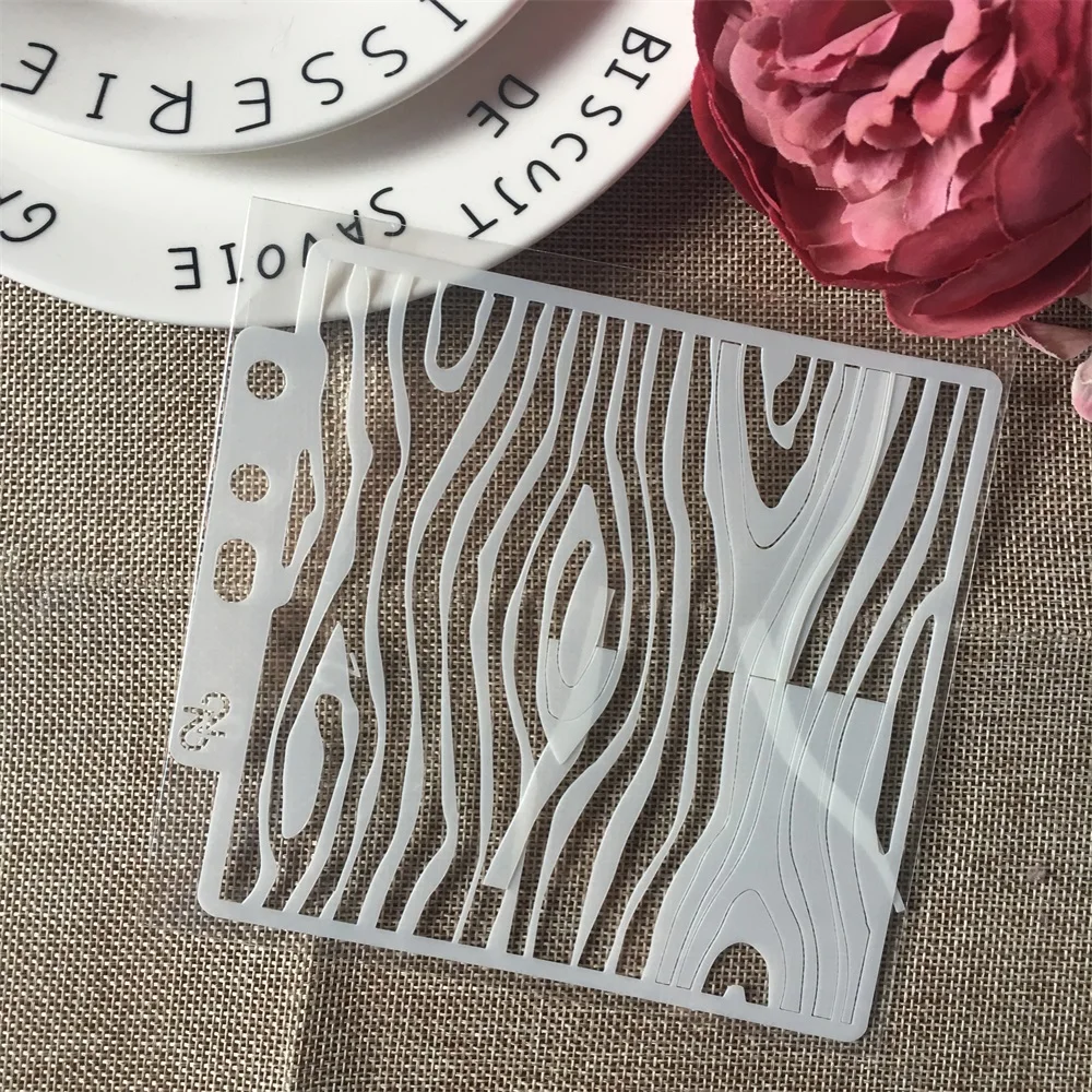 1Pcs 13cm 5.1" Wooden Texture DIY Layering Stencils Wall Painting Scrapbook Coloring Embossing Album Decorative Card Template
1Pcs 13cm 5.1" Wooden Texture DIY Layering Stencils Wall Painting Scrapbook Coloring Embossing Album Decorative Card Template