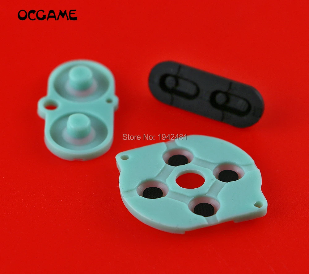 300 комплектов цвет s резиновый проводящий A B d pad для игры мальчик GBC оболочка
