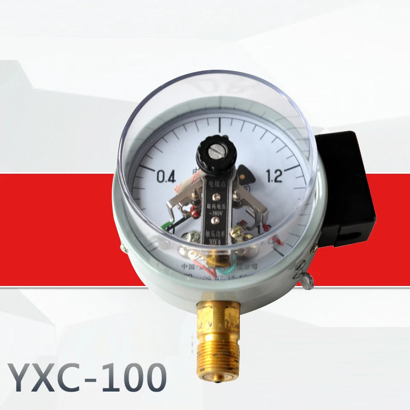 Манометр YXC-100 Магнитный Вспомогательный Электрический контактный манометр Настройка поддержки 0-1.6MPA
Манометр YXC-100 Магнитный Вспомогательный Электрический контактный манометр Настройка поддержки 0-1.6MPA