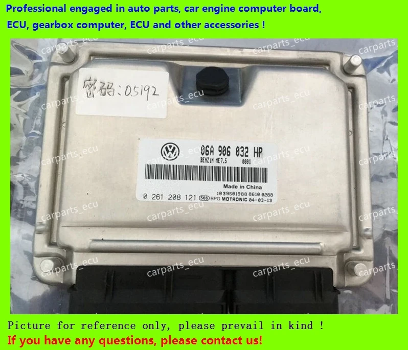 Компьютерная плата для автомобильного двигателя/VW Bora ECU/блок электронного