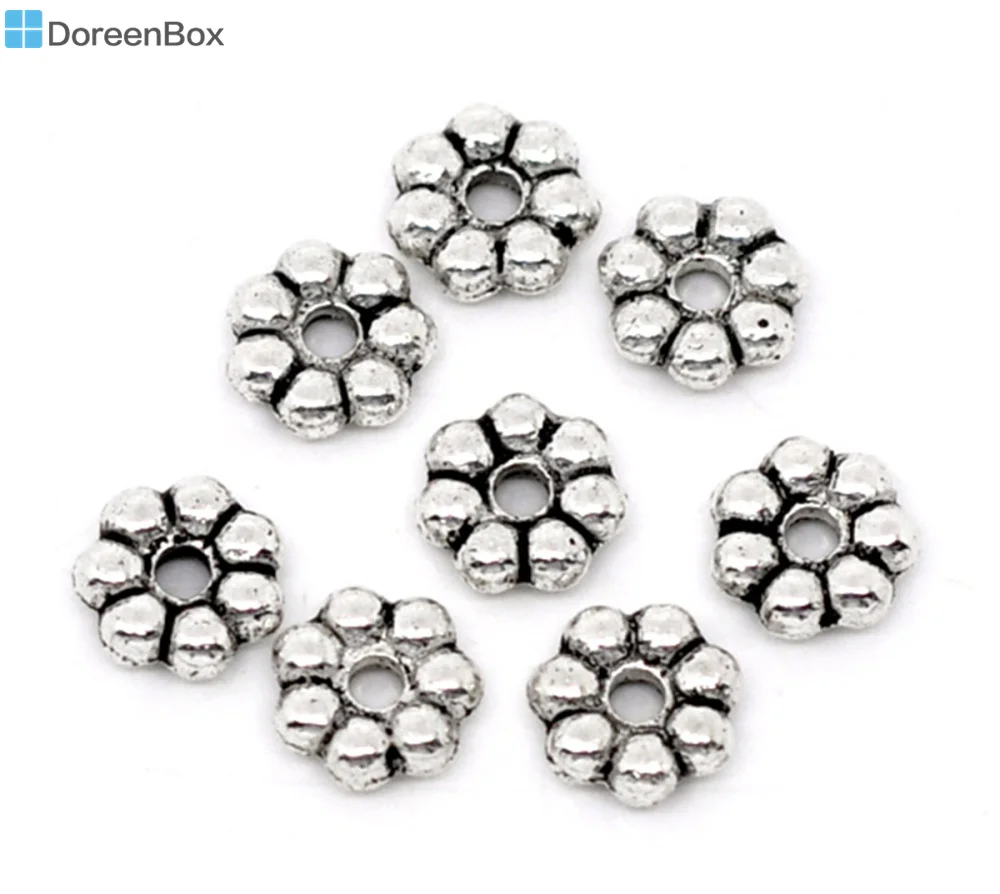 Doreen Box hot- 300 серебряный цвет Крошечные Цветочные бусины 6x2 мм фурнитура (B10443)
Doreen Box hot- 300 серебряный цвет Крошечные Цветочные бусины 6x2 мм фурнитура (B10443)
