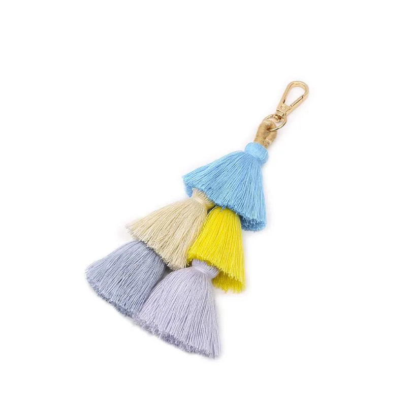 1pc Bohemian Handmade Layered Tassels Key Chain Bag Pendant Colorful 20cm Car Handbag Hanging Decoration Key Ring Jewelry
1pc Bohemian Handmade Layered Tassels Key Chain Bag Pendant Colorful 20cm Car Handbag Hanging Decoration Key Ring Jewelry