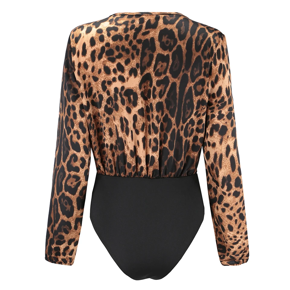 Leopard Print Bodysuit Sexy Deep V Neck High Waist Bodysuit Women High Cut Leg Jumpsuit Streetwear Clubwear Long Sleeve Bodysuit
Leopard Print Bodysuit Sexy Deep V Neck High Waist Bodysuit Women High Cut Leg Jumpsuit Streetwear Clubwear Long Sleeve Bodysuit