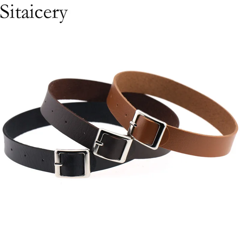 Sitaicery Sexy Hot PU Leather Gothic Punk Choker Necklace Rivet Buckle Metal Collar Chain Necklace Gift For Women Jewelry
Sitaicery Sexy Hot PU Leather Gothic Punk Choker Necklace Rivet Buckle Metal Collar Chain Necklace Gift For Women Jewelry