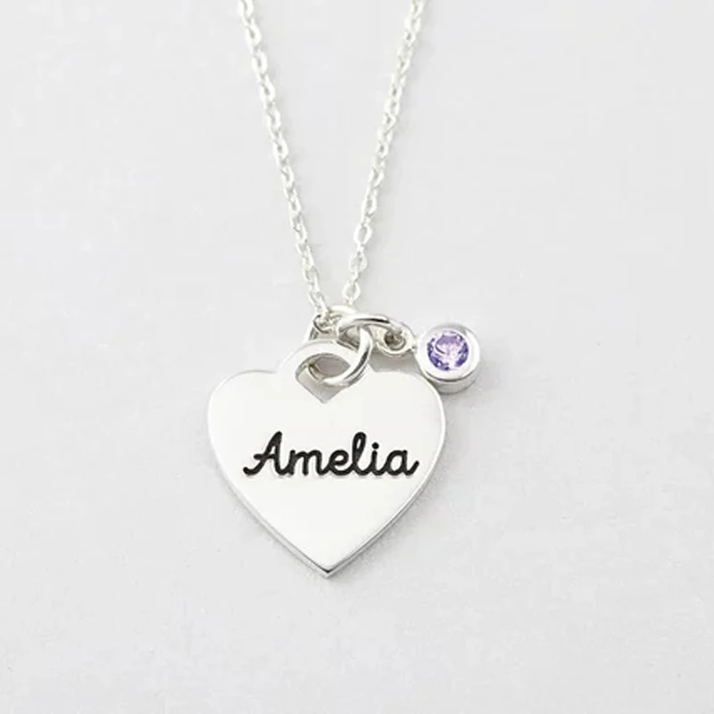 Ufine Personalized words name birthstone fashion heart pendant Necklace cooper high quality pendant necklace N2071
Ufine Personalized words name birthstone fashion heart pendant Necklace cooper high quality pendant necklace N2071