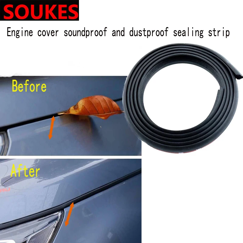 150cm Car Stickers Engine Hood Soundproof Sealing Strips For VW Passat B5 B6 Polo Golf 4 5 6 7 Chevrolet Cruze Lada Granta RAM
150cm Car Stickers Engine Hood Soundproof Sealing Strips For VW Passat B5 B6 Polo Golf 4 5 6 7 Chevrolet Cruze Lada Granta RAM