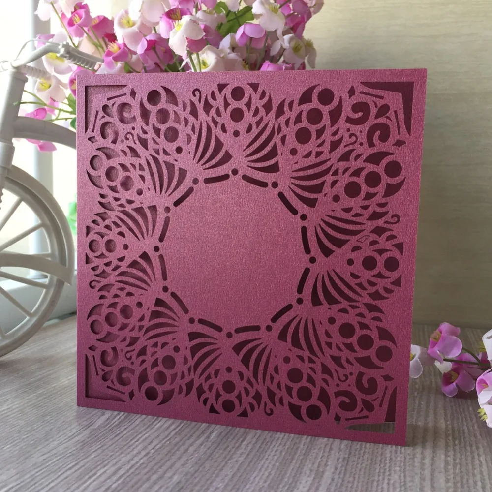 100Pcs Wedding Happy Birthday Party Pearl Paper Laser Cut Wedding Invitations Cards Dinner Greeting Birthday Blessing card
100Pcs Wedding Happy Birthday Party Pearl Paper Laser Cut Wedding Invitations Cards Dinner Greeting Birthday Blessing card