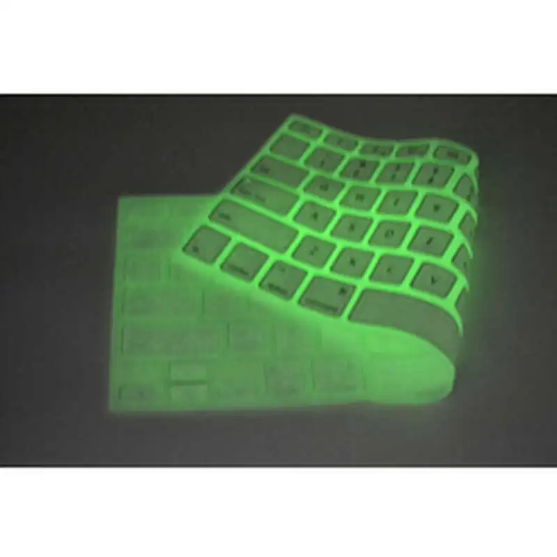 Luminescent fluorescence Silicone Laptop keyboard Skin Protector Cover film 100pcs for Apple Macbook Pro Air Retina 13 15 17
Luminescent fluorescence Silicone Laptop keyboard Skin Protector Cover film 100pcs for Apple Macbook Pro Air Retina 13 15 17