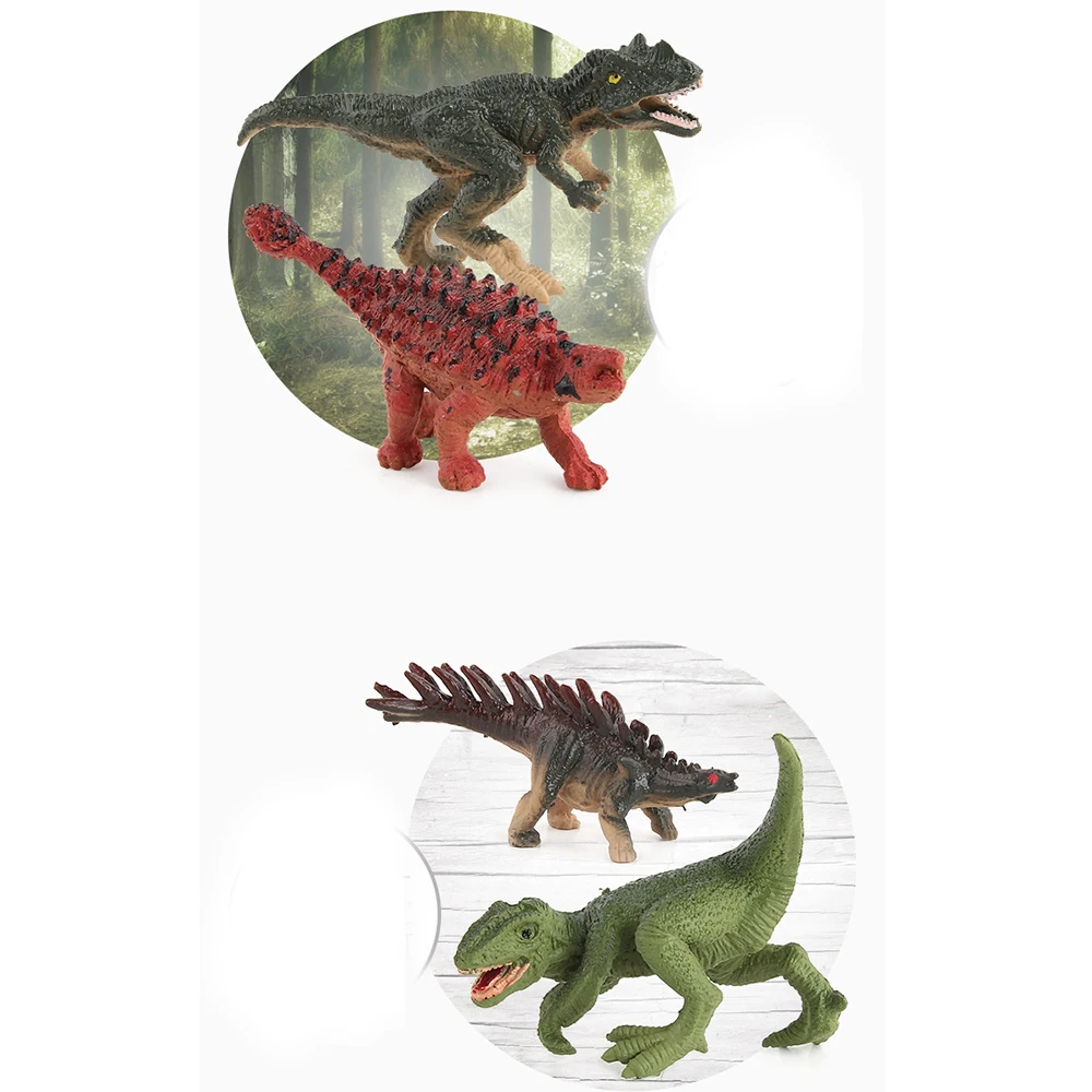 1 шт. случайные игрушки подарки динозавры фигурки животных модель дракона для