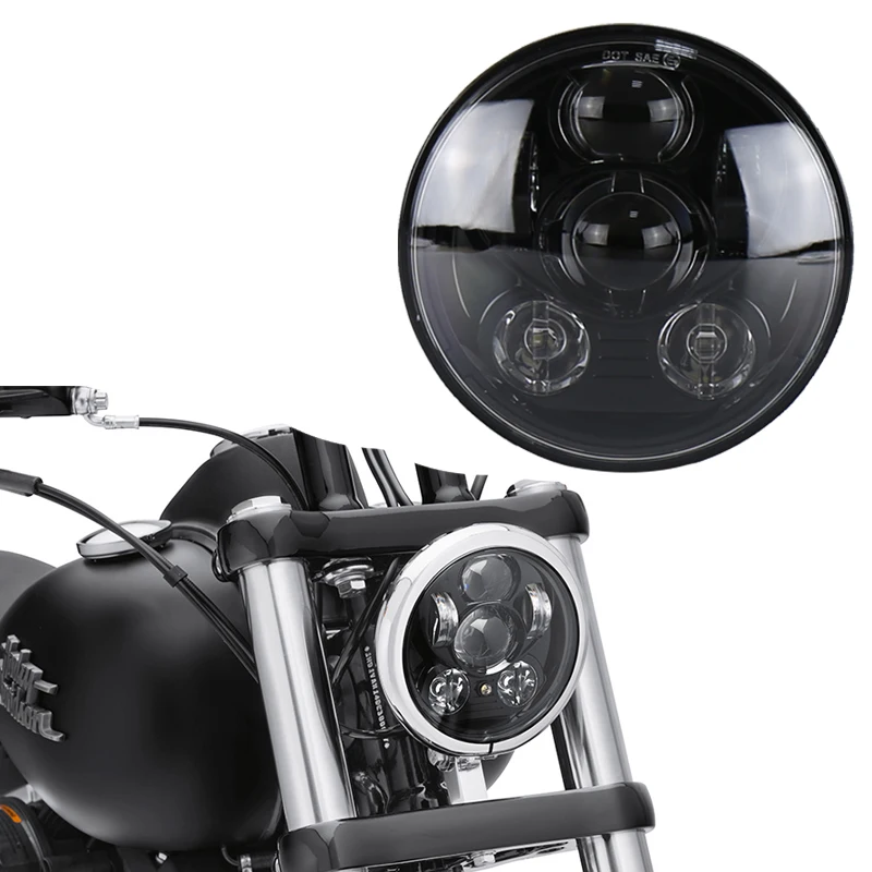 5.75 Inch 45W Led Motorcycle Headlight Spotlight fit for Harley-Sportster or for other Suitable 12V DC Vehicle Modification
5.75 Inch 45W Led Motorcycle Headlight Spotlight fit for Harley-Sportster or for other Suitable 12V DC Vehicle Modification