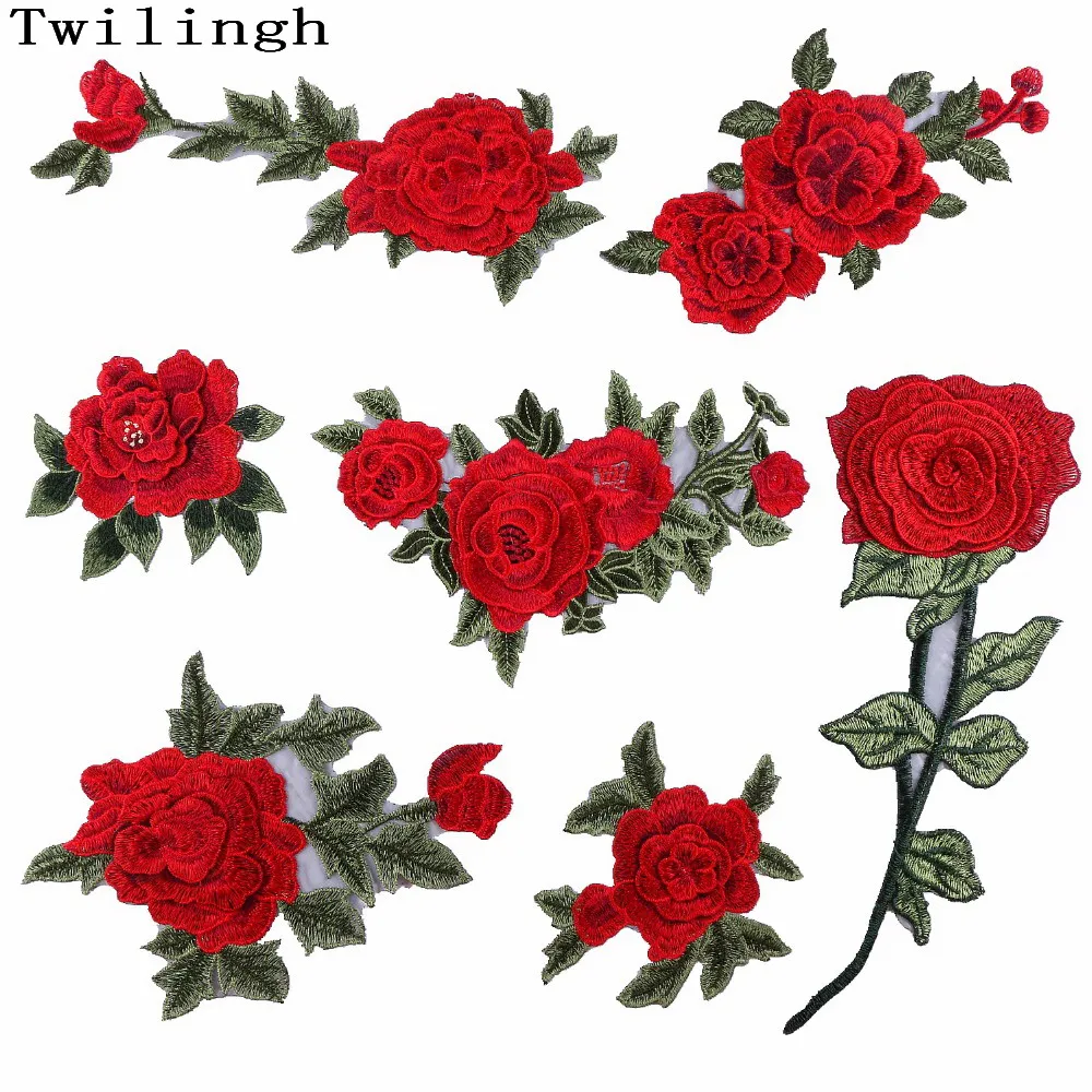 1 Pcs New Brand 3D Patches Big Red Rose Flower Embroidered Patch DIY Iron On Sew On Fabric Repair Clothing For Wedding Patches
1 Pcs New Brand 3D Patches Big Red Rose Flower Embroidered Patch DIY Iron On Sew On Fabric Repair Clothing For Wedding Patches