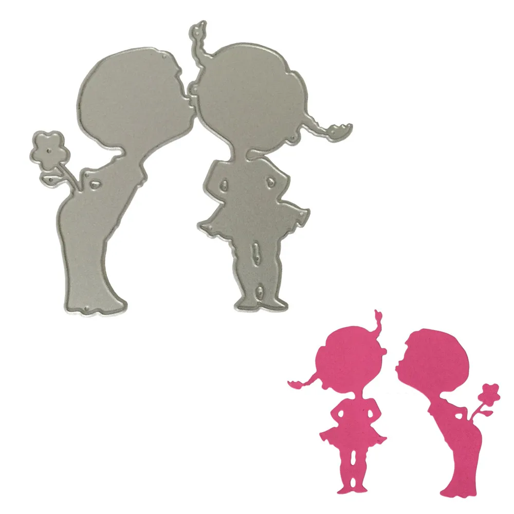 1PCS Boy And Girl Kissing Cutting Dies Metal Crafts Stencil DIY Scrapbooking Album Paper Card Craft DIY Paper Cards
1PCS Boy And Girl Kissing Cutting Dies Metal Crafts Stencil DIY Scrapbooking Album Paper Card Craft DIY Paper Cards