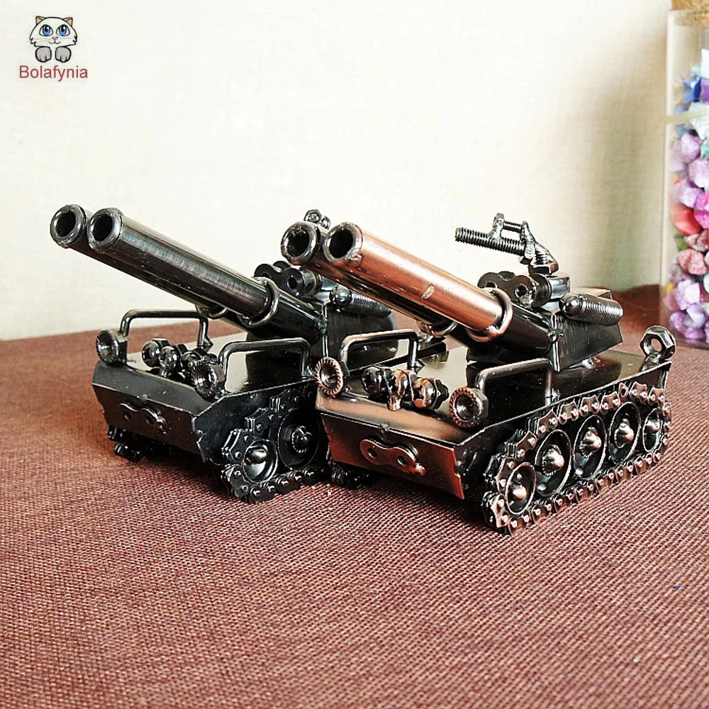 BOLAFYNIA Iron double gun tank model toy children toy for Christmas birthday gift crafts
BOLAFYNIA Iron double gun tank model toy children toy for Christmas birthday gift crafts