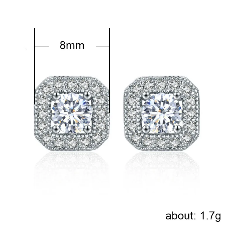 Visisap Classic AAA+ Brilliant Square Cubic Zirconia Ear Nails Fashion Anniversary Gift Stud Earrings for Women Jewelry E034
Visisap Classic AAA+ Brilliant Square Cubic Zirconia Ear Nails Fashion Anniversary Gift Stud Earrings for Women Jewelry E034