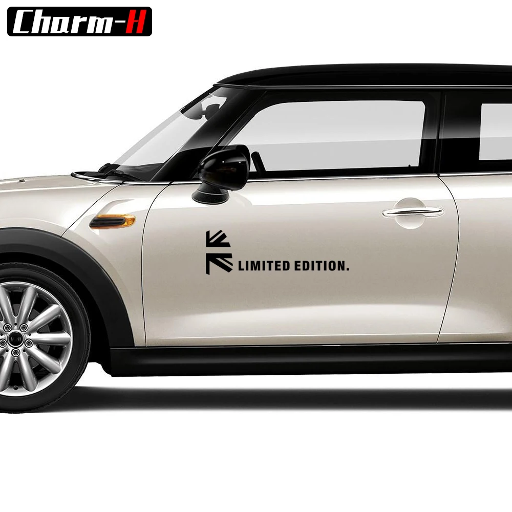 2PCS Car Styling Door Side Sticker Limited Edition UK Flag Decal Stickers for Mini Cooper r56 r50 f56 r53 r55 r60 accessories
2PCS Car Styling Door Side Sticker Limited Edition UK Flag Decal Stickers for Mini Cooper r56 r50 f56 r53 r55 r60 accessories