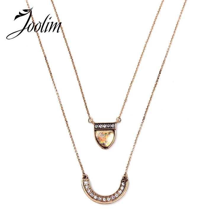 JOOLIM Jewelry Wholesale/ New Quality Double Layers Pendant Necklace Jewelry Factory free shipping
JOOLIM Jewelry Wholesale/ New Quality Double Layers Pendant Necklace Jewelry Factory free shipping