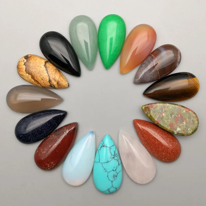 fashion natural stone cab cabochon for jewelry making bead 15X30MM Assorted no hole mixed 20Pcs/lot Free shipping wholesale
fashion natural stone cab cabochon for jewelry making bead 15X30MM Assorted no hole mixed 20Pcs/lot Free shipping wholesale