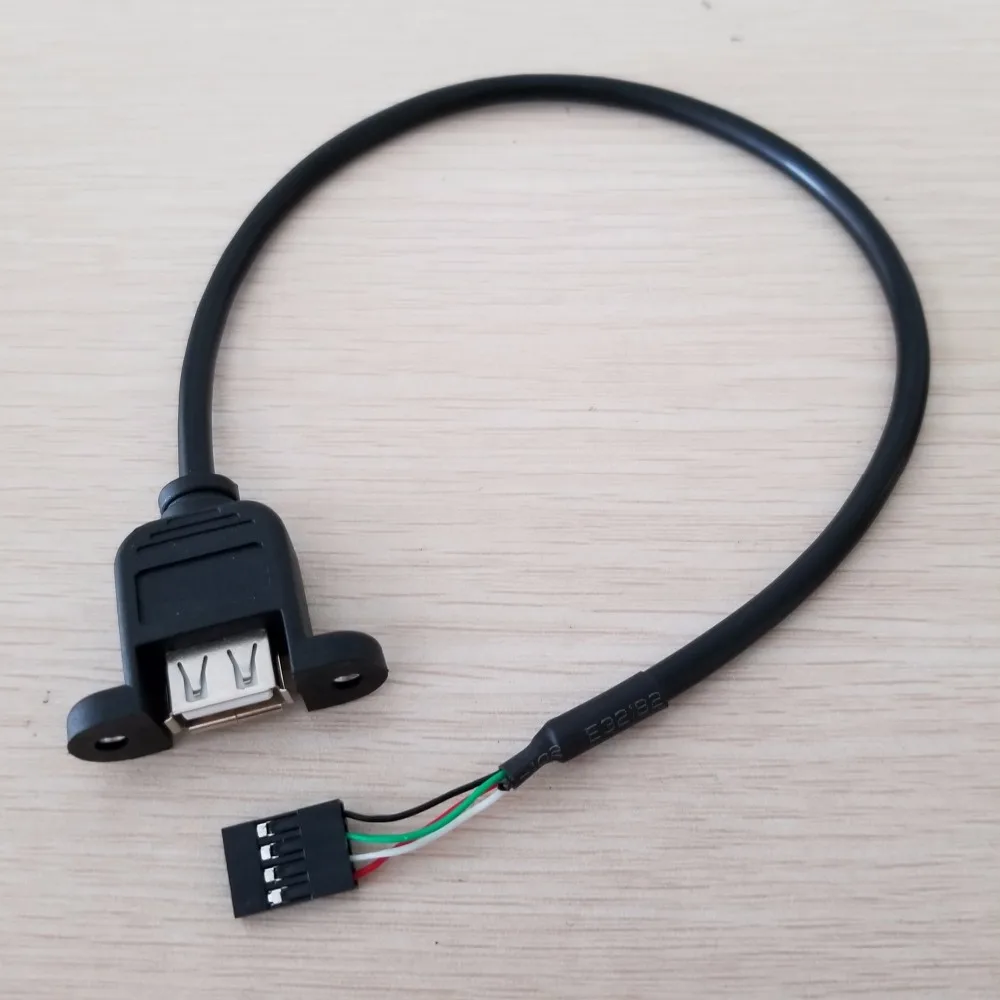 Motherboard Panel Mount Screw USB A Female to Dupont 4Pin Adapter Data Extension Cable 30cm
Motherboard Panel Mount Screw USB A Female to Dupont 4Pin Adapter Data Extension Cable 30cm