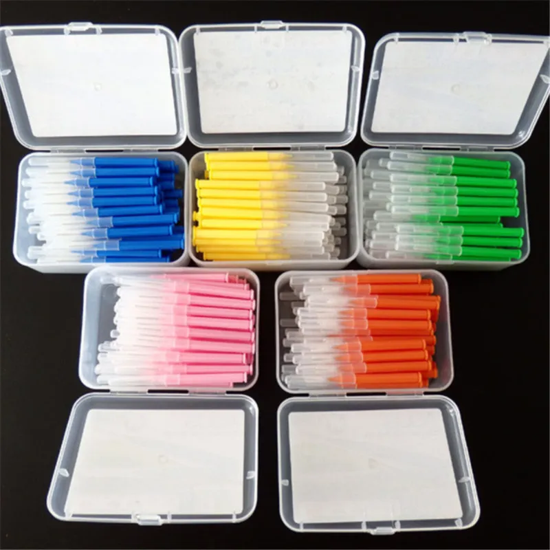 60Pcs 0.6-1.5mm Interdental Brushes Health Care Tooth Push-Pull Removes Food And Plaque Better Teeth Oral Hygiene Tool
60Pcs 0.6-1.5mm Interdental Brushes Health Care Tooth Push-Pull Removes Food And Plaque Better Teeth Oral Hygiene Tool