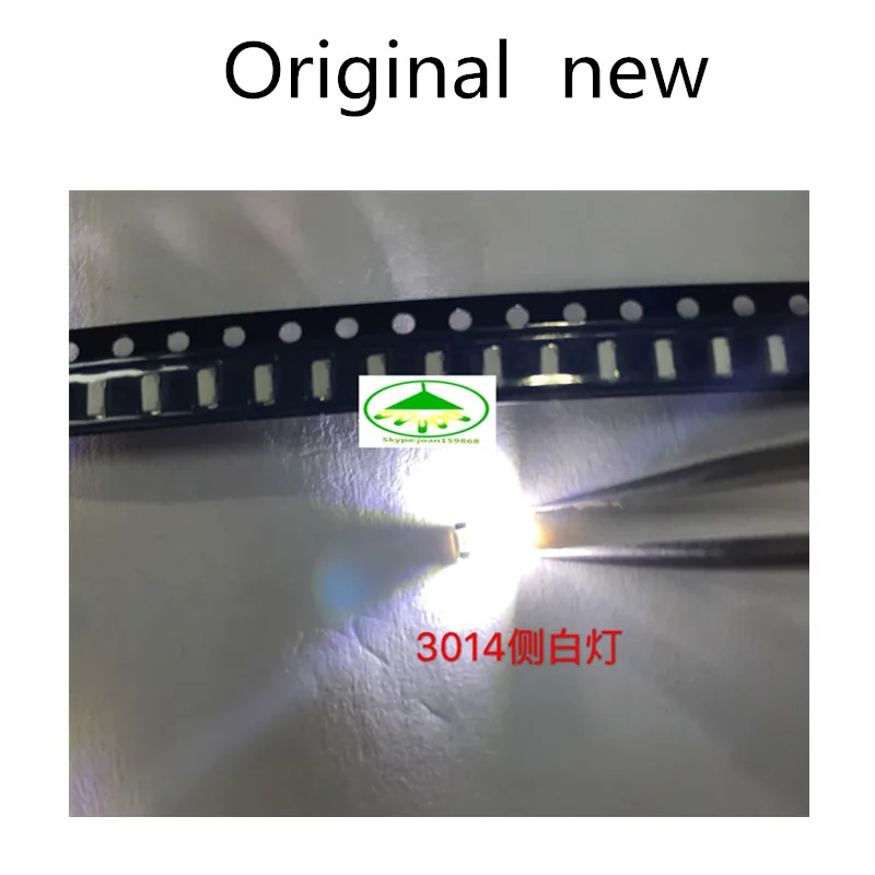300pcs 3014 SMD LED Chip White Ultra Bright 0.1W 11-13LM 30mA 3V Surface Mount Light Emitting Diode Lamp Bead | Лампы и освещение