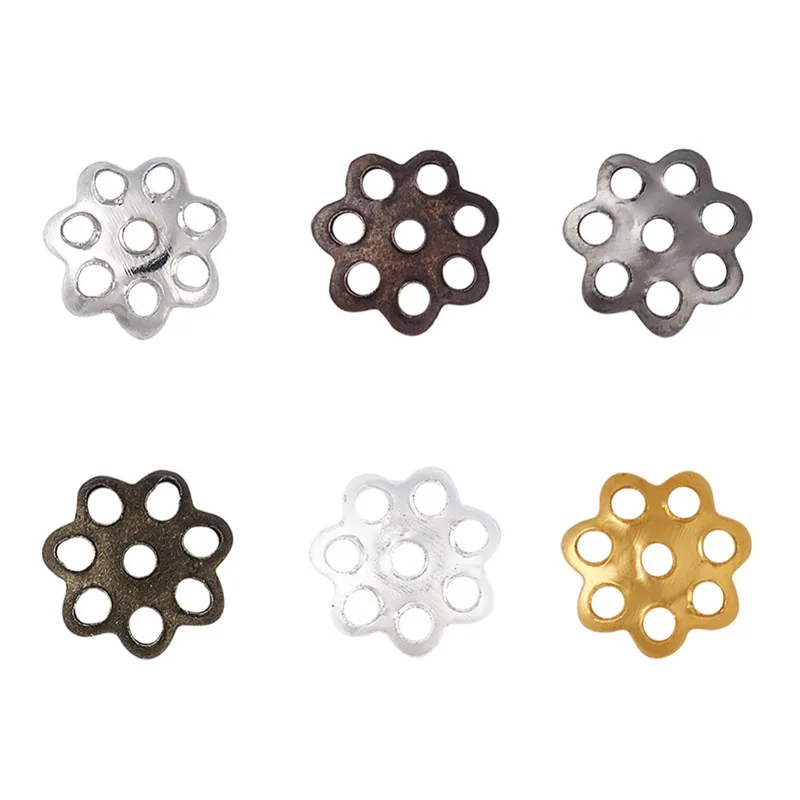 1200pcs/box 6 Colors Flowers Iron Bead Caps 6x1mm Hole: 1mm about 200pcs/compartment for DIY Jewelry Making Accessories F80
1200pcs/box 6 Colors Flowers Iron Bead Caps 6x1mm Hole: 1mm about 200pcs/compartment for DIY Jewelry Making Accessories F80