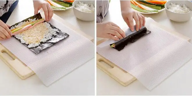 Food grade silicone odorless sushi maker sushi mat,washable reusable sushi rolls,home DIY sushi chicken roller ss1368
Food grade silicone odorless sushi maker sushi mat,washable reusable sushi rolls,home DIY sushi chicken roller ss1368