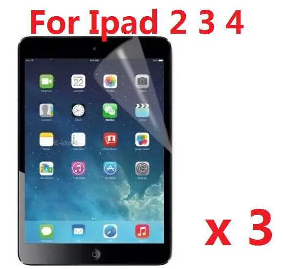 High Clear Full Body Front Screen Protector For Ipad 2 3 4 + Retail Package + 3 Pcs/Lot
High Clear Full Body Front Screen Protector For Ipad 2 3 4 + Retail Package + 3 Pcs/Lot