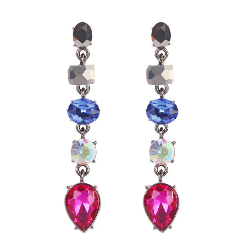 Luxury bohemian Colorful long rhinestone earrings for women drop big crystal tassle statement earrings 2020 Wedding
Luxury bohemian Colorful long rhinestone earrings for women drop big crystal tassle statement earrings 2020 Wedding