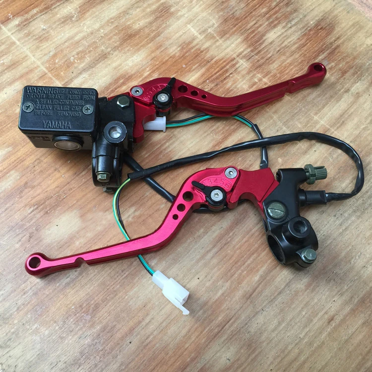 Motorcycle Brake Clutch Lever Master Cylinder Hydraulic 7/8" For Yamaha Suzuki Vespa Mirror M10 Adjust Brake Lever Long
Motorcycle Brake Clutch Lever Master Cylinder Hydraulic 7/8" For Yamaha Suzuki Vespa Mirror M10 Adjust Brake Lever Long