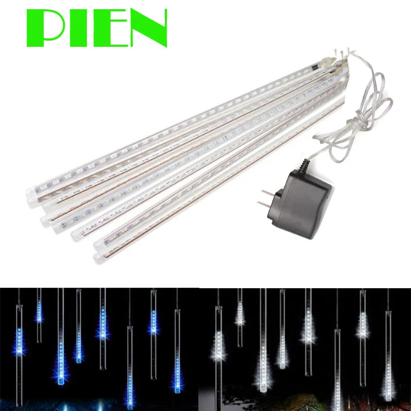 Garland 8 Tubes LED Meteor Shower Rain string light 50cm 30cm Icicle Snowfall raindrop Xmas gerlyanda decoration + Power adapter
Garland 8 Tubes LED Meteor Shower Rain string light 50cm 30cm Icicle Snowfall raindrop Xmas gerlyanda decoration + Power adapter