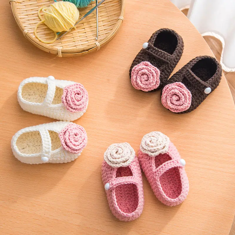 QYFLYXUEHandmade wool Crochet knitted baby shoes, wool and cotton yarn materials, newborn gift shoes
QYFLYXUEHandmade wool Crochet knitted baby shoes, wool and cotton yarn materials, newborn gift shoes