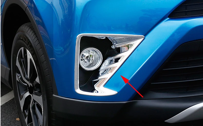 2pcs Front fog light cover For toyota Rav4 2016-2017 ABS chromium styling car accessories For toyota RAV4 2016-2017
2pcs Front fog light cover For toyota Rav4 2016-2017 ABS chromium styling car accessories For toyota RAV4 2016-2017